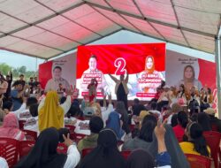 Pilwali Kendari : Paslon Yudianto dan nirna, di sambut Ratusan warga kelurahan Baruga 