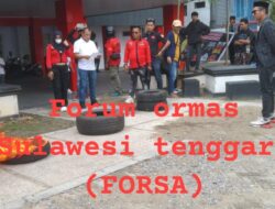 Diduga SPBU Amoito menjadi sarana Penimbunan BBM, FOSB Gelar Demonstrasi di Kantor DPRD Sultra