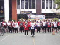 Gowes Sehat Bersama Forkopimda Blitar Peringati Hari Jadi Mahkamah Agung Ke 80