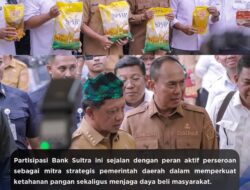 Bentuk Dukungan Gerakan Pangan Murah Kota Kendari : Bank Sultra Salurkan 1.274 Voucer Belanja Murah