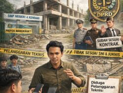 DPRD Kota Kendari Dinilai Tak Berwenang Nyatakan Proyek SMPN 4 Sesuai SNI dan Juknis”Ini sesat Pikir”