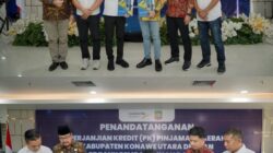 Pemkab Konawe Utara Dan Bank Sultra Teken Perjanjian Kredit Daerah, Fokus Pembangunan Infrastruktur Serta Peningkatan Pelayanan Publik