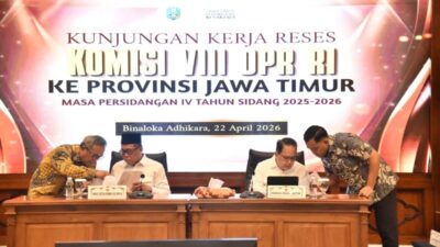 Kunker Reses Komisi VIII DPR RI di Jawa Timur Bahas Penguatan Layanan Sosial hingga Haji