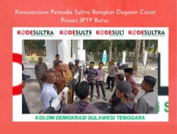 Meritokrasi Dicederai Konsorsium Pemuda Sultra Bongkar Dugaan Cacat Proses JPTP Butur