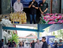 Peduli Korban Banjir, Bank Sultra Salurkan 300 Paket Sembako dan Beri Santunan Keluarga Korban Jiwa Banjir Kendari