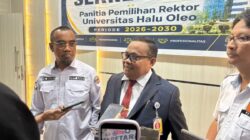Maju Pilrek UHO 2026–2030, Prof Ruslin Siap Tingkatkan Daya Saing Kampus