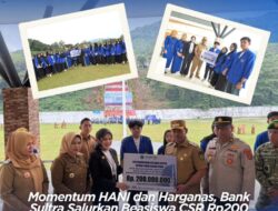 Bank Sultra Bantu 80 Mahasiswa UMKOTA Melalui CSR Di Momentum HANI Dan Harganas