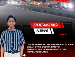 Lembaga Advokasi Hukum tantang DPRD Sultra dan Tim Terpadu Hentikan Aktivitas Hauling Odol, ST Nikel Resource