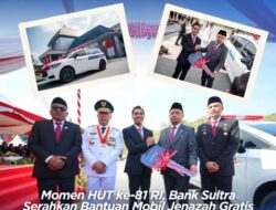 Memaknai HUT RI Ke-81: Bank Sultra Perkuat Layanan Kesehatan, Hibahkan 1 Unit Mobil Jenazah Ke RSUD Bahteramas