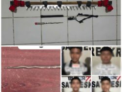 Polresta Kendari Gagalkan Aksi Tawuran Antar Pelajar, Satu Sajam Jenis Keris Disita