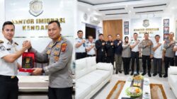 Perkuat Sinergi Antar Lembaga, Kapolresta Kendari Silaturahmi ke Kantor Imigrasi Kelas I TPI Kendari