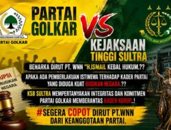 KSB Sultra: Bukti Penggeledahan Kajati Cukup Jadi Dasar Pemberhentian H. Ismail dari Kader partai Golkar