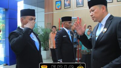 Lantik Dua Kepala BNNK, Pesan Kepala BNNP Aceh Perkuat Sinergi P4GN di Banda Aceh dan Langsa